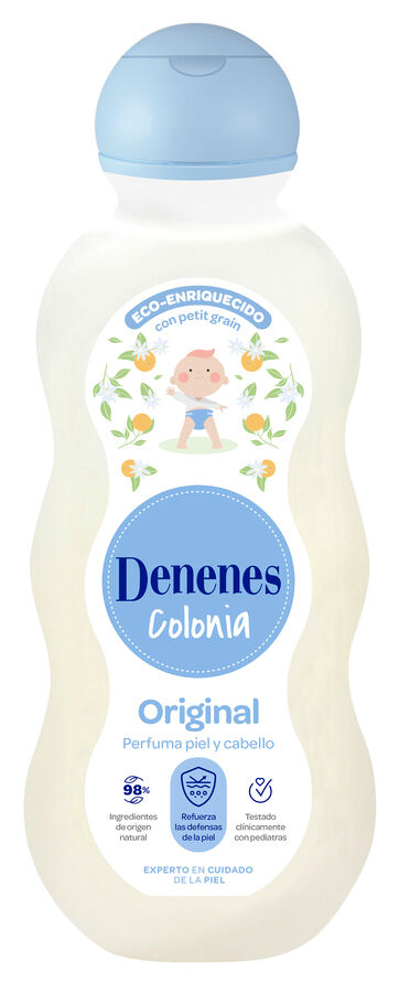 Colonia Denenes infantil 600ml muy suave con aceites esenciales naturales