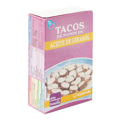 Tacos aceite de girasol Alipende 72g