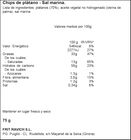 Snacks platanitos chips a la sal Samai 75g