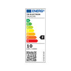 Bombilla Led esf&eacute;rica e27 pl&aacute;stico TM a60 10W c&aacute;lida