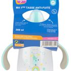 Taza para bebé Tigex 260ml antifugas de punta blanda