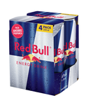Bebida energ&eacute;tica Red Bull 25cl pack 4