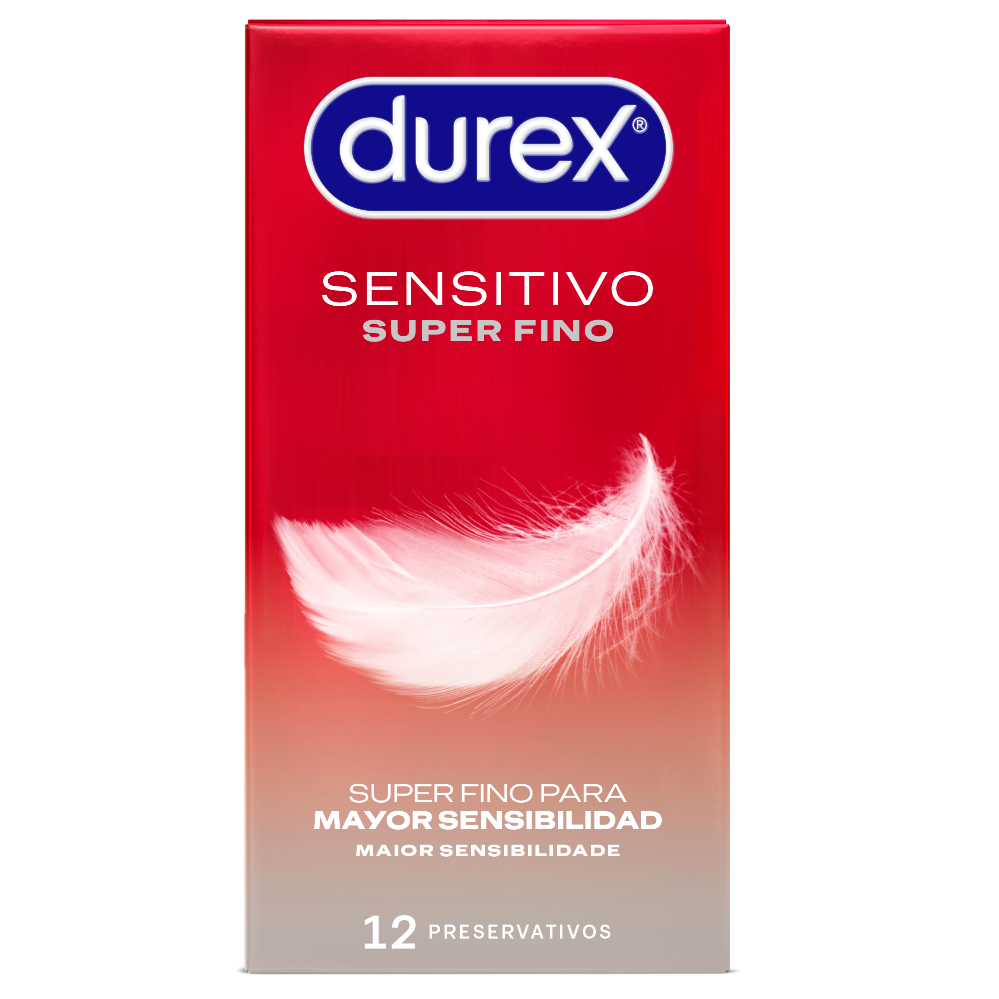 Preservativos Durex 12 uds sensitivo contacto total super finos