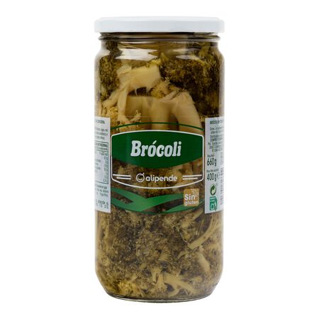 Brócoli sin gluten Alipende tarro de cristal 400g