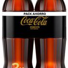 Refresco cola Coca-Cola 2l pack botella 2 zero az&uacute;car zero cafe&iacute;na