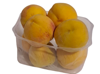 Melocot&oacute;n amarillo bandeja 1kg