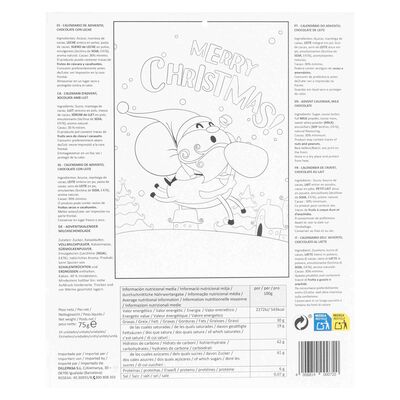 Calendario de adviento Merry Christmas 75g