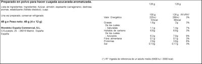 Cuajada royal 4 sobres