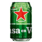 Cerveza rubia especial Heineken lata 33cl