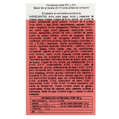 Preparado de sushi izumi box Sushita bandeja 290g