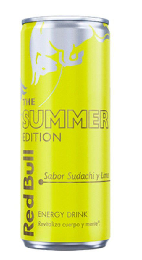 Bebida energética lata red bull con sabor sudachi y lima The Summer Edition 25cl