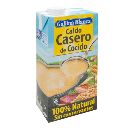 Caldo casero Gallina Blanca 1l cocido 100% natural