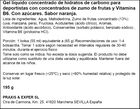 Gel l&iacute;quido energ&eacute;tico sabor naranja Vitaldin 165ml
