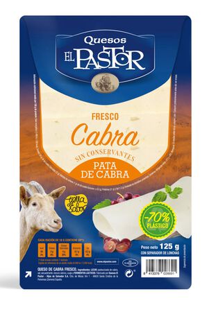 Queso de cabra en lonchas Pastor 125g