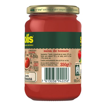 Salsa de tomate receta artesana Solís 350g