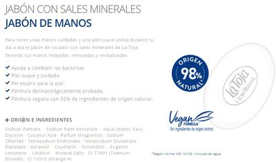 Jabón Tocador La Toja 2Unidades 100G Sales Minerales