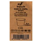Vasos papel ecológico 240 ml Betik 12 uds