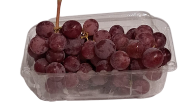 Uva negra con semilla bandeja 500g