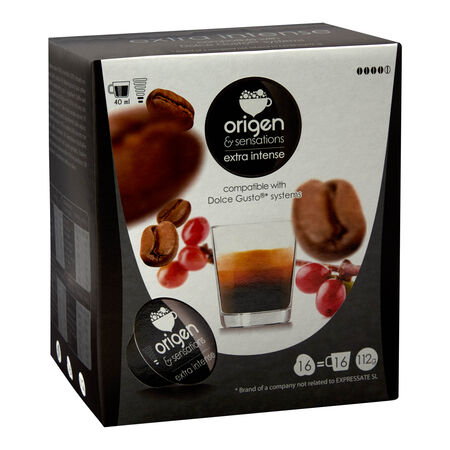 Café extra intenso Origen&Sensations 16 cápsulas