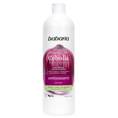 Champ&uacute; Babaria 700ml cebolla antioxidante sin olor a cebolla