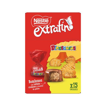 Bombones con galleta dinosaurus Nestlé 192g
