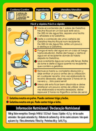 Gelatina neutra Royal 20g