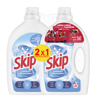 Detergente L&iacute;quido Pack Ahorro Skip Limpieza Profunda 35 Lavados