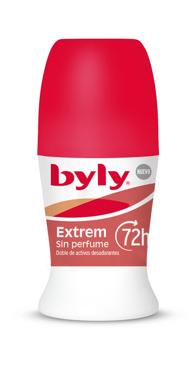 Desodorante en roll-on Byly 50ml extrem 48-72h sin perfume