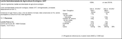 Leche eco Puleva 1l semidesnatada