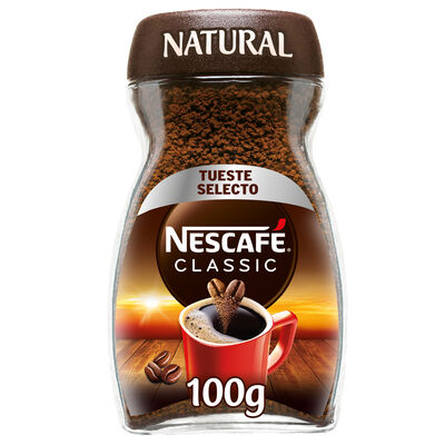 Caf&eacute; soluble Nescaf&eacute; natural 100g