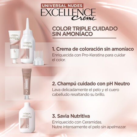 Tinte de cabello L'Oréal Excellence Creme nº8u rubio claro universal