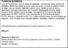 Turrón chocolate 1880 200g bombon rocher