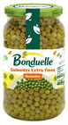 Guisantes Bonduelle tarro de cristal 465g extra finos