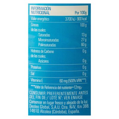 Aceite de girasol Koipe 1l