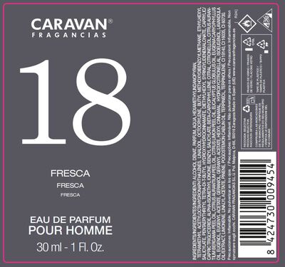 Eau de toilette Caravan hombre 30ml n&ordm;18