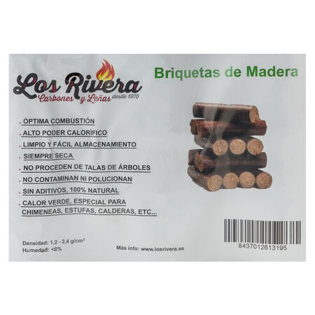 Briqueta 8 maderos