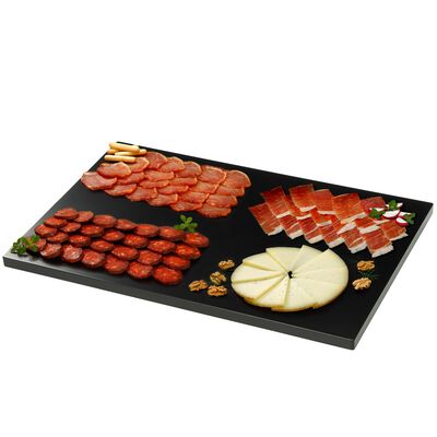 Lote:250gr Jamón Cebo+250gr Chorizo+250gr Lomo+250gr Queso oveja