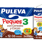 Preparado lácteo Puleva Peques cereales cacao pack 3