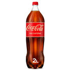 Refresco sin cafe&iacute;na Coca-Cola botella 2l