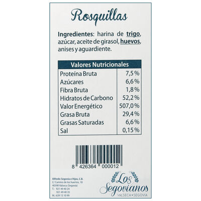 Rosquilla Los Segovianos 500g