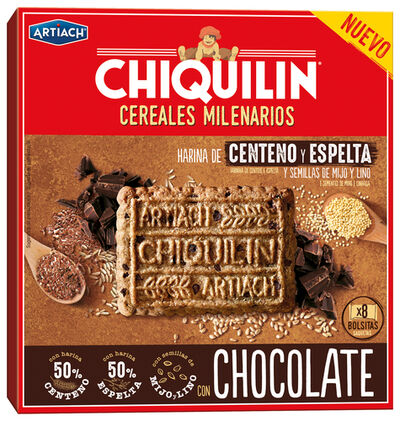 Galleta cereales milenarios con pepitas Chiquilín 260g