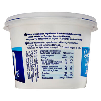 Queso fresco batido 0% materia grasa Margui 500g