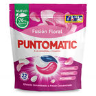 C&aacute;psulas de detergente concentrado Puntomatic Fusi&oacute;n Floral 22 lavados
