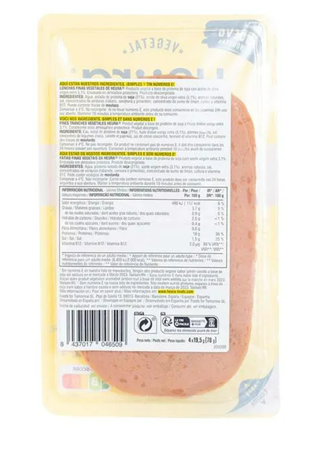 Lonchas finas vegetales Heüra 78g