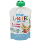 Postre l&aacute;cteo desnatado Alipende 100gr Fresa y pl&aacute;tano