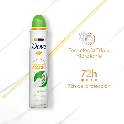 Desodorante en spray Advanced Care Dove 200ml pepino