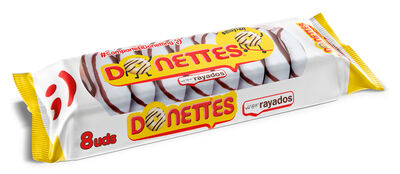 Donettes 8 uds rayados