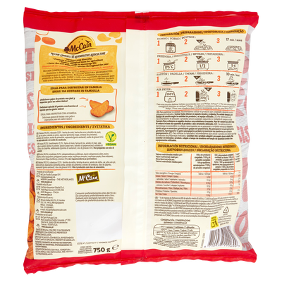 Patatas fritas gajo McCain 750g rustic