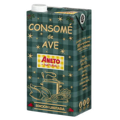 Caldo de consomé ave 100% natural edición limitada Aneto 1L