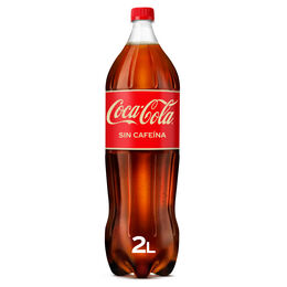 Refresco sin cafeína Coca-Cola botella 2l